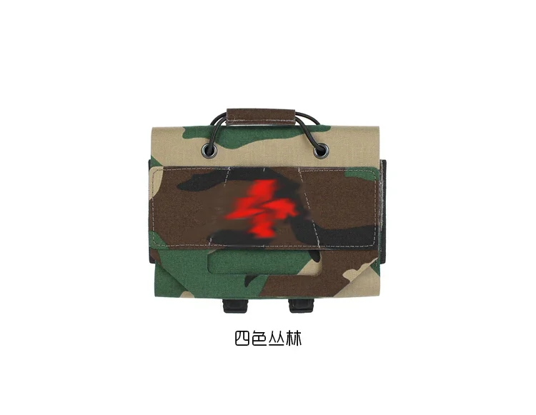Bolsa de cintura táctica vista lateral con acabados