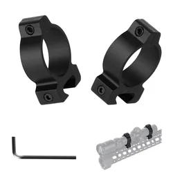 Anillos de montaje 30mm para visor con riel 20mm tipo Picatinny