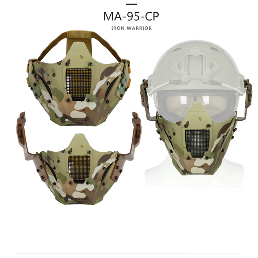 Máscara facial táctica para caza al aire libre - imagen 4