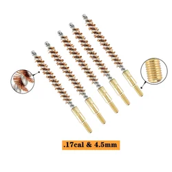 Cepillos limpieza de cañón cerdas fosfóricas y bronce .17/4,5