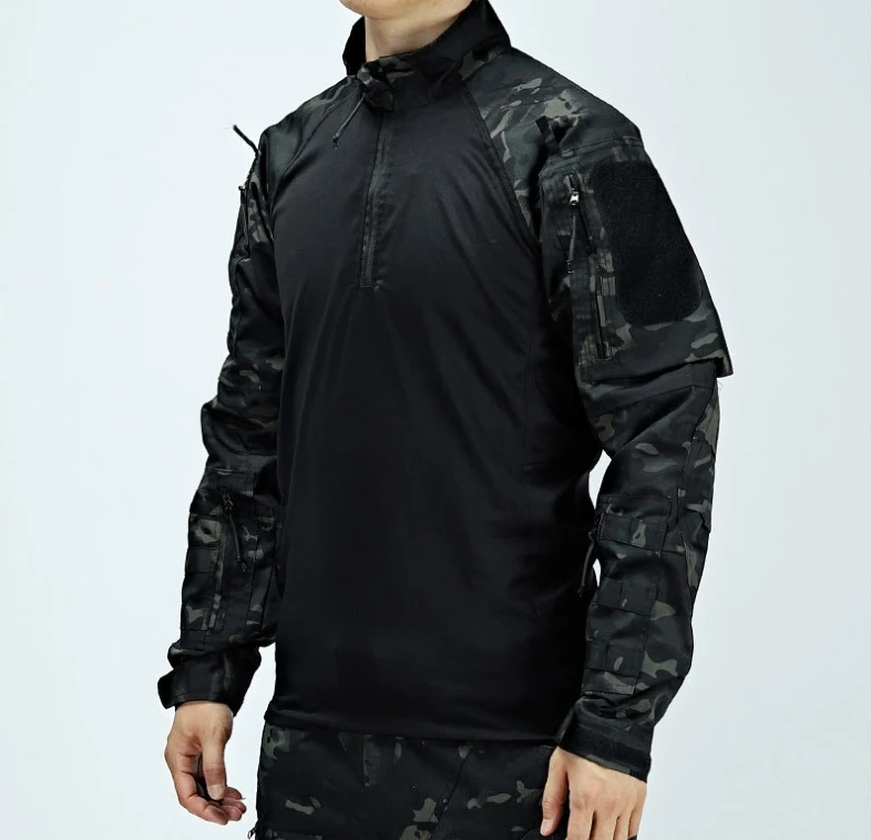 Uniforme táctico camisa transpirable + pantalón cargo multibolsillo - imagen 3