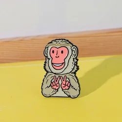 Pin magnético insignia mono – para mochila y equipamiento