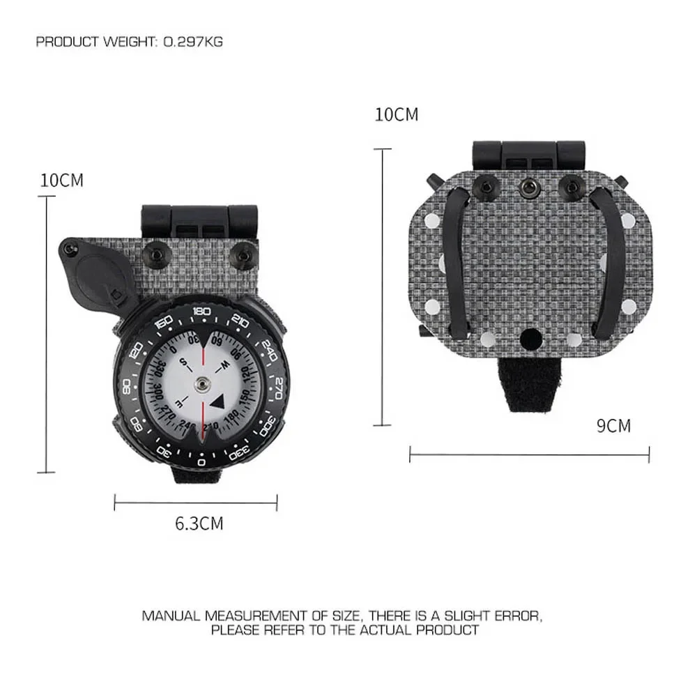 Soporte táctico MOLLE para teléfono móvil con brújula y GPS - imagen 3