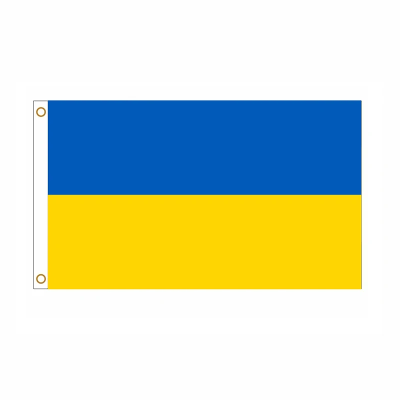 Bandera nacional de Ucrania en formato vertical 90x150 cm
