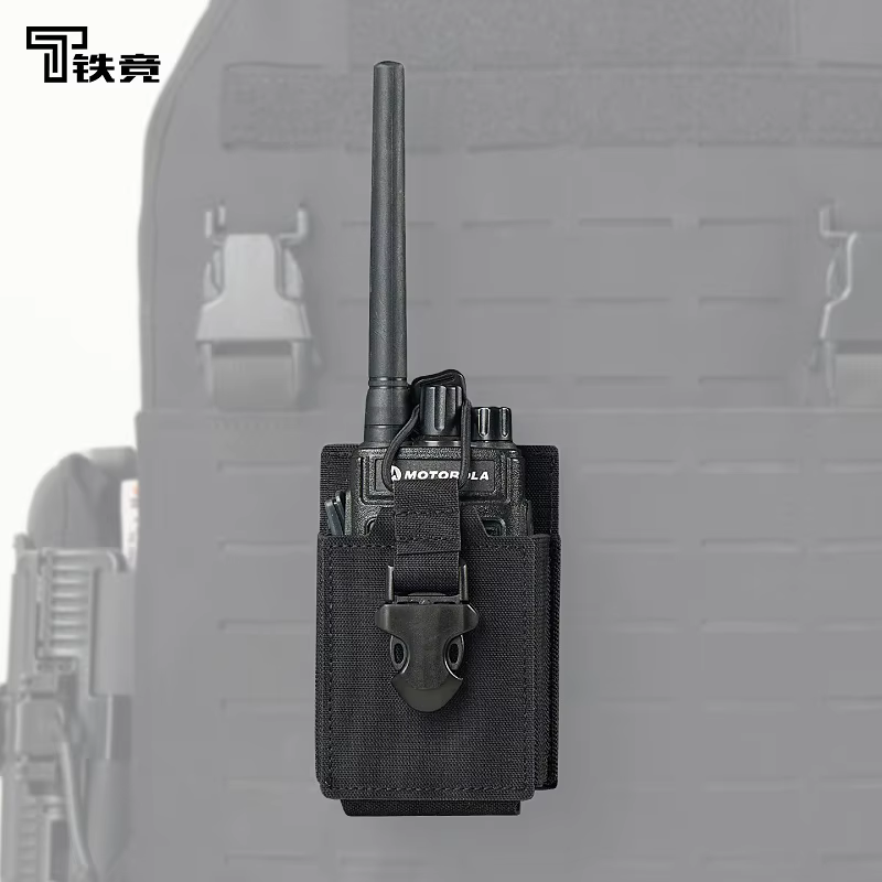 Bolsa táctica ligera de nylon para walkie-talkie - imagen 5