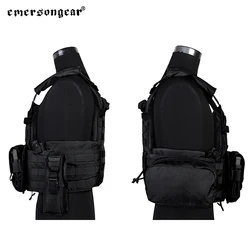 Portador de placa táctico 3 bolsas – Airsoft y senderismo