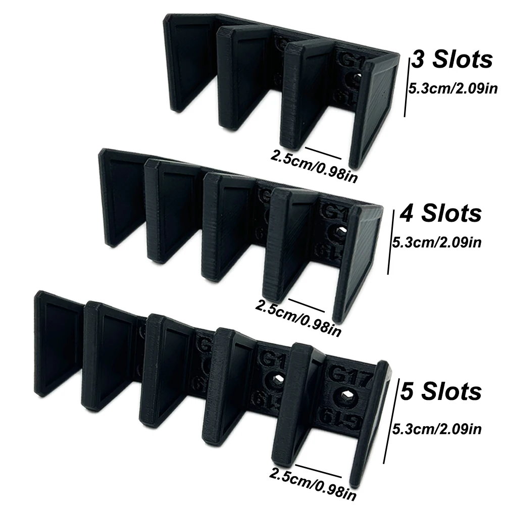 Soporte de cargadores para pistola táctica de pared - imagen 4