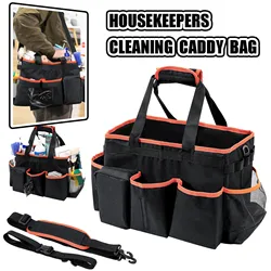 Bolsa de transporte plegable organizadora para artículos de limpieza