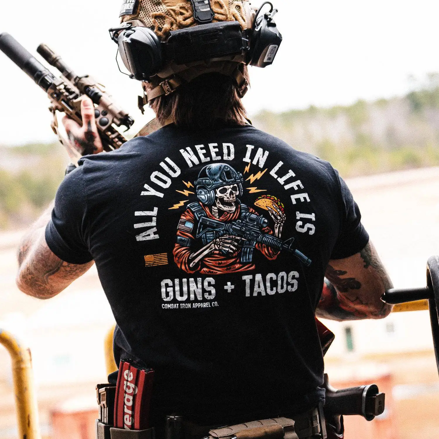 Combat Iron Camiseta militar táctica hombre de algodón puro - imagen 2
