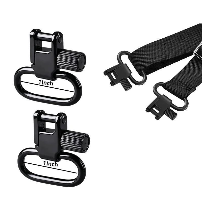 Soporte giratorio para correa de rifle Tri-lock anilla metal - imagen 4