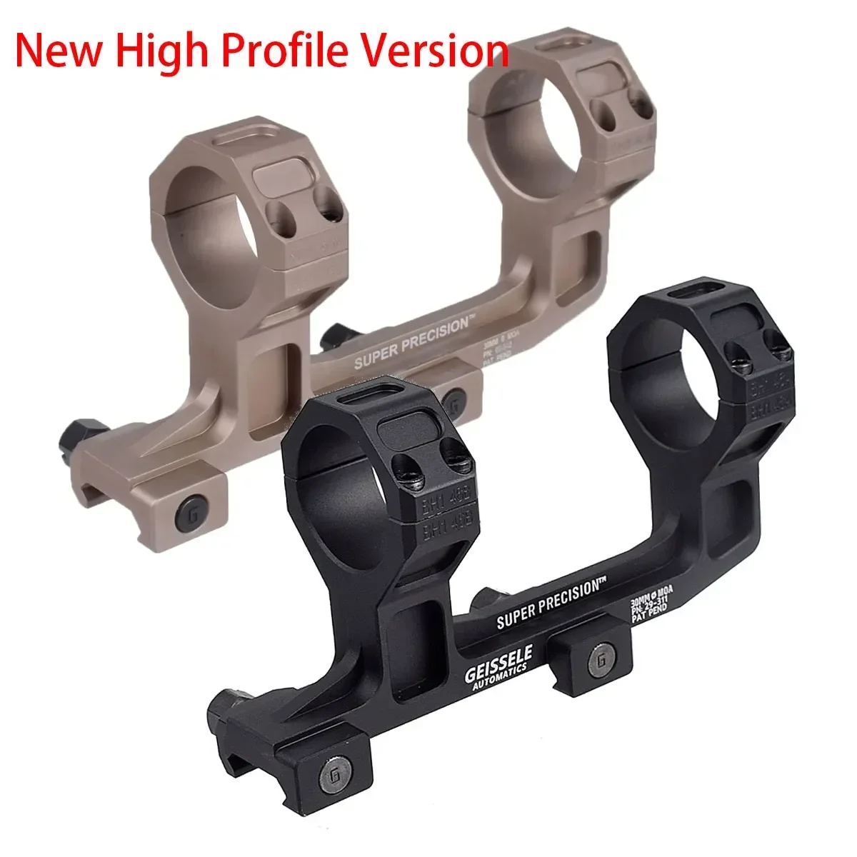 Montura óptica cantilever GEISSELE para Picatinny AR-15 M4 30 mm - imagen 2