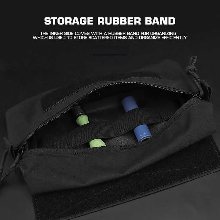 Riñonera táctica mini bolsa de descarga abdominal para portaplacas - imagen 4