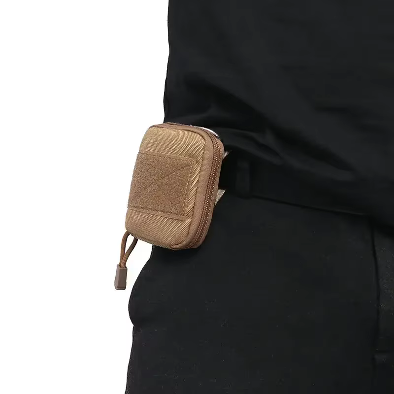 Porta botella MOLLE plegable para EDC y al aire libre – riñonera