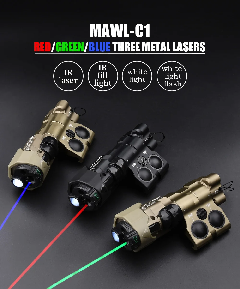 Mira láser metálica WADSN SF M300