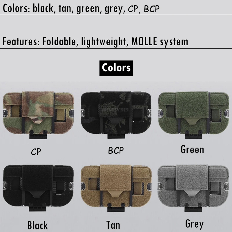 Soporte táctico de teléfono MOLLE plegable para pecho EDC - imagen 5