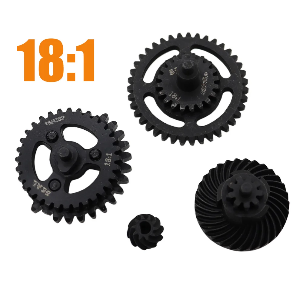 Engranajes AEG de acero huecos con bisel espiral para airsoft - imagen 2
