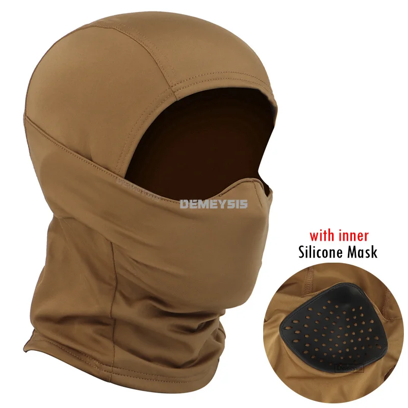 Pasamontañas táctico con máscara facial completa para airsoft y tiro - imagen 4