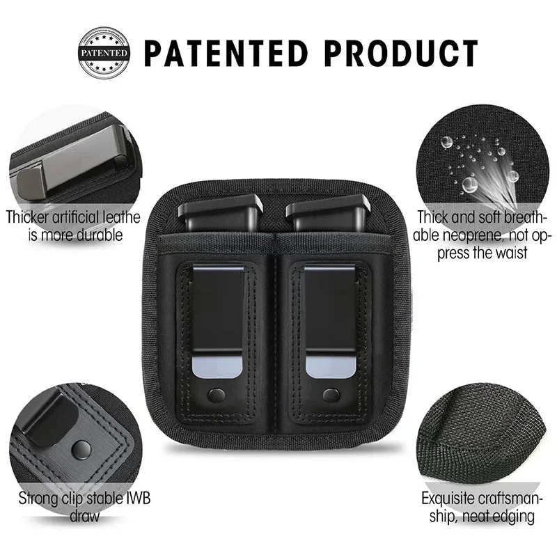 Funda cuero IWB oculta Sig Sauer P226 P220 P229 Glock 17 CZ 75 - imagen 3