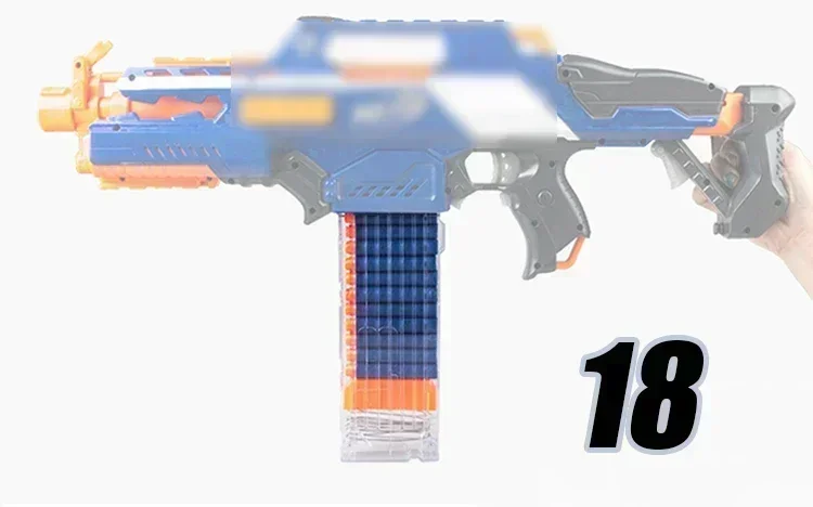 Recambio clip Nerf Magazine para bláster de dardos redondos - imagen 5