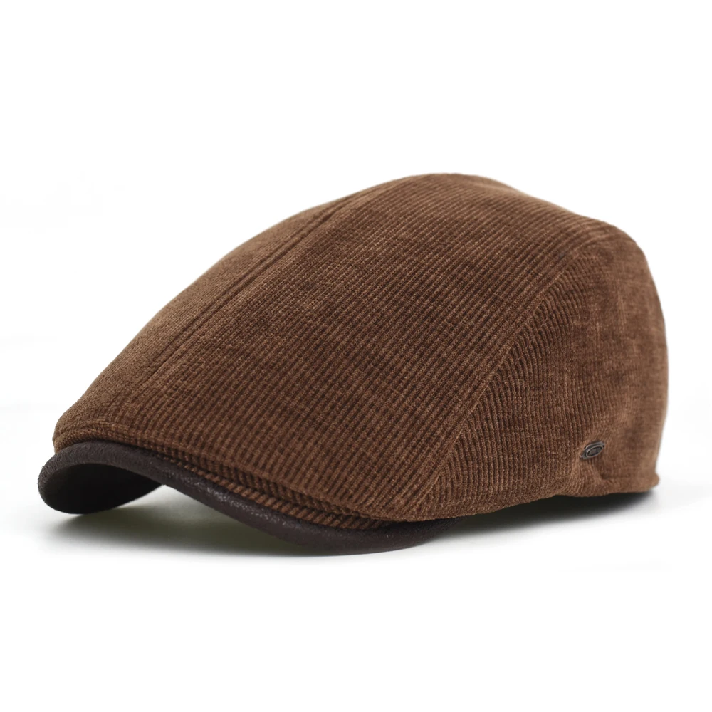 Gorra vendedor de periódicos retro plana con visera ajustable