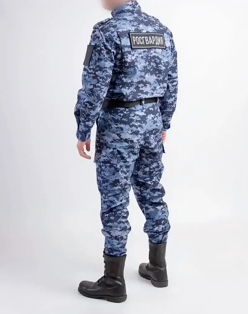 Traje de Camuflaje Digital Azul Oscuro Ruso – Uniforme Táctico