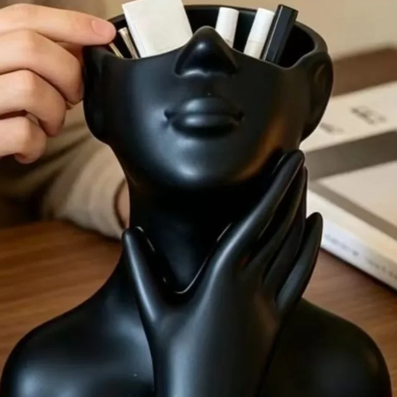 Organizador multifunción escritorio con soporte bolígrafos y cosméticos - imagen 3