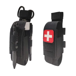 Riñonera táctica MOLLE médica EDC con porta-torniquete integrado