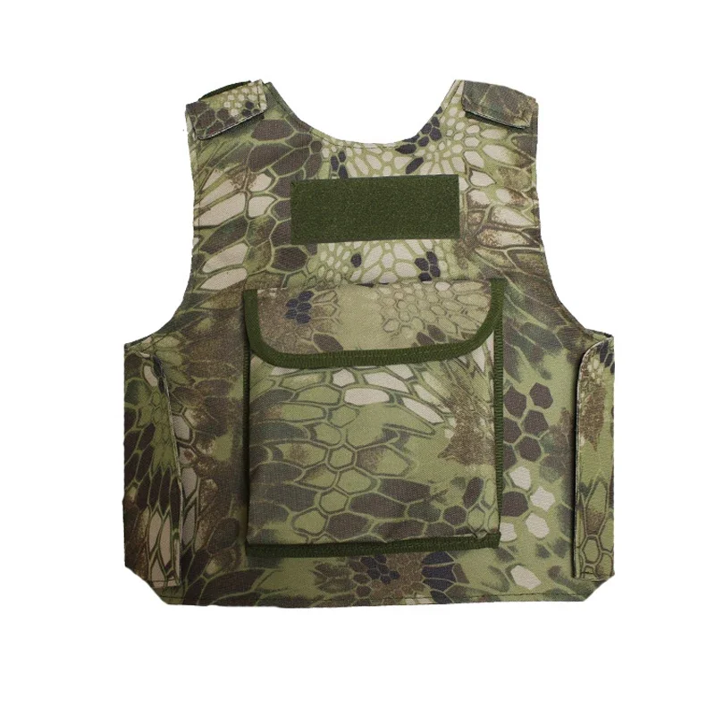 Chaleco táctico airsoft infantil camuflaje combate para exteriores - imagen 5