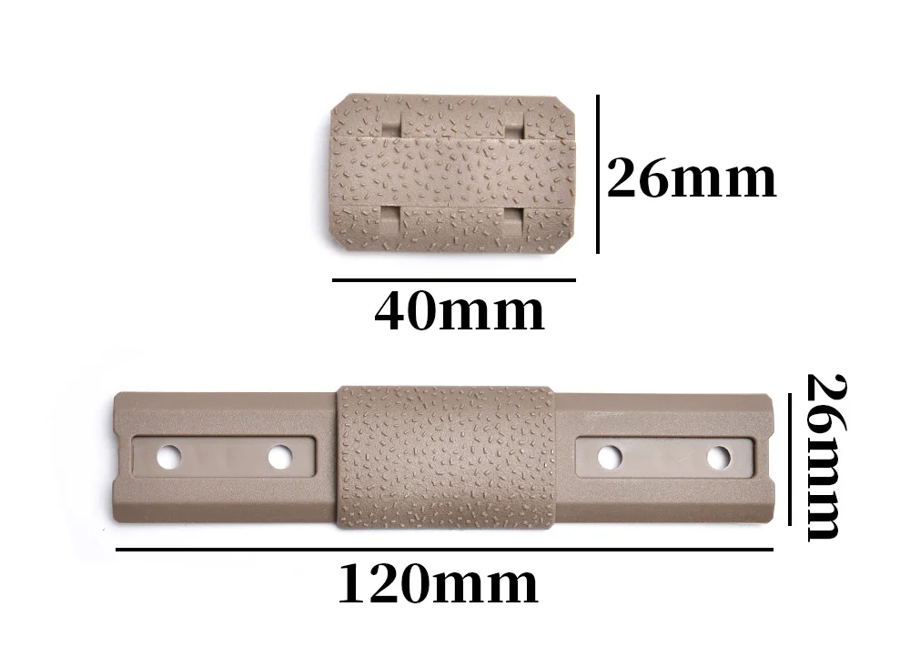 Detalle del sistema de montaje M-LOK