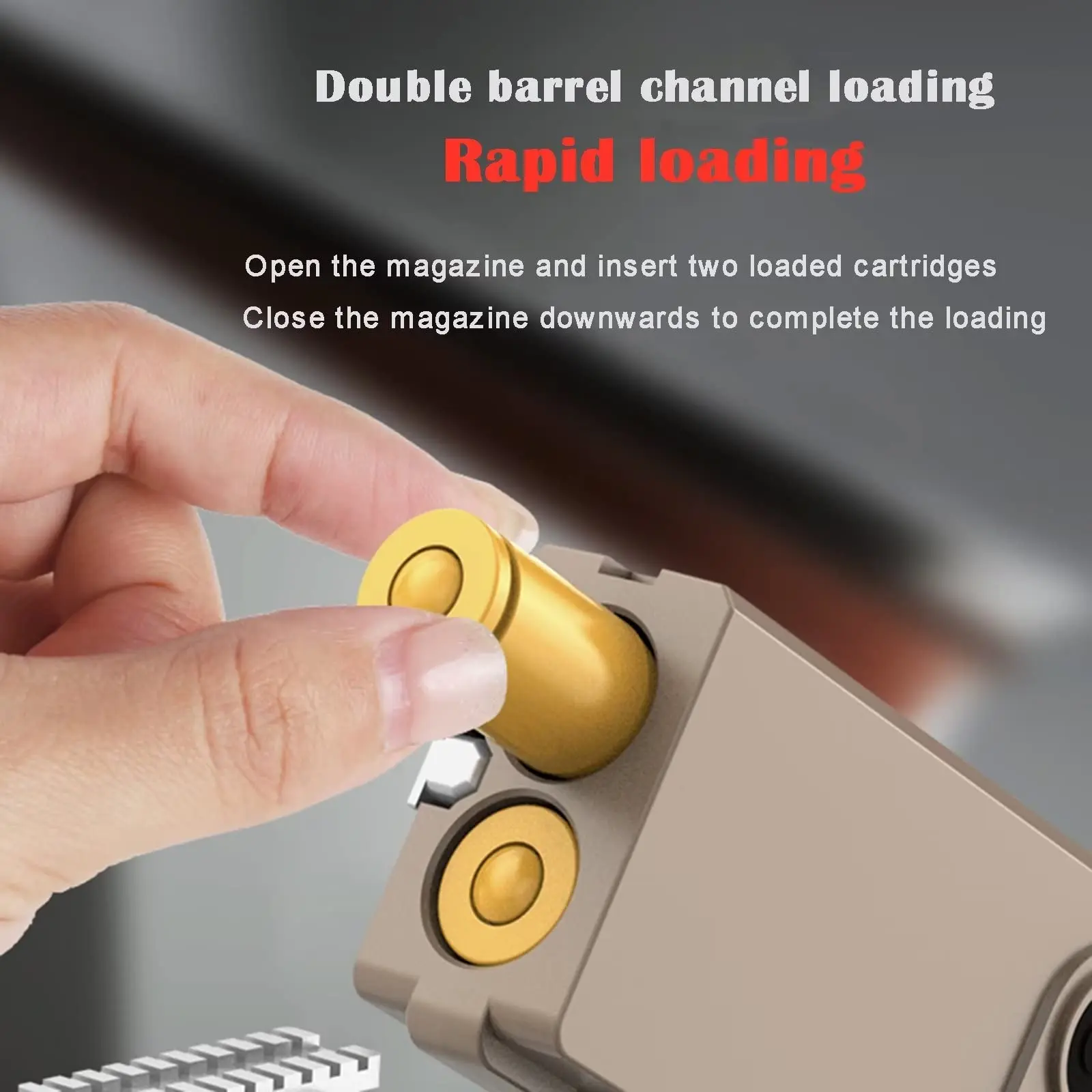 Pistola de juguete lanzadora de espuma plegable para teléfono móvil - imagen 4