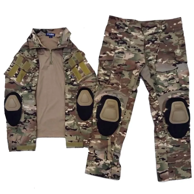 Uniforme táctico camuflaje militar – conjunto camisa y pantalón cargo - imagen 4