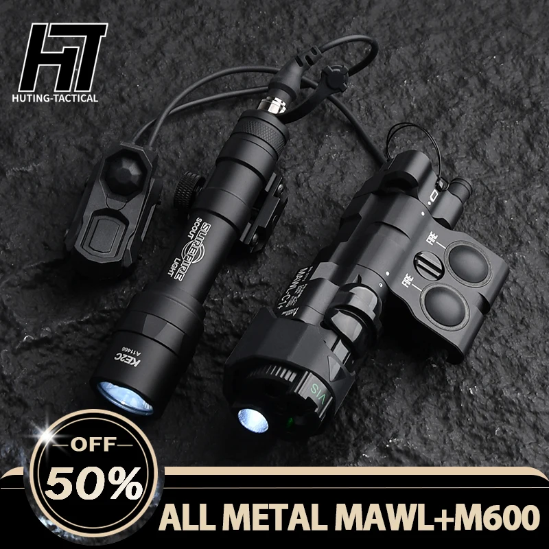 MAWL C1 Iluminador láser táctico metálico infrarrojo con LED blanca - imagen 2