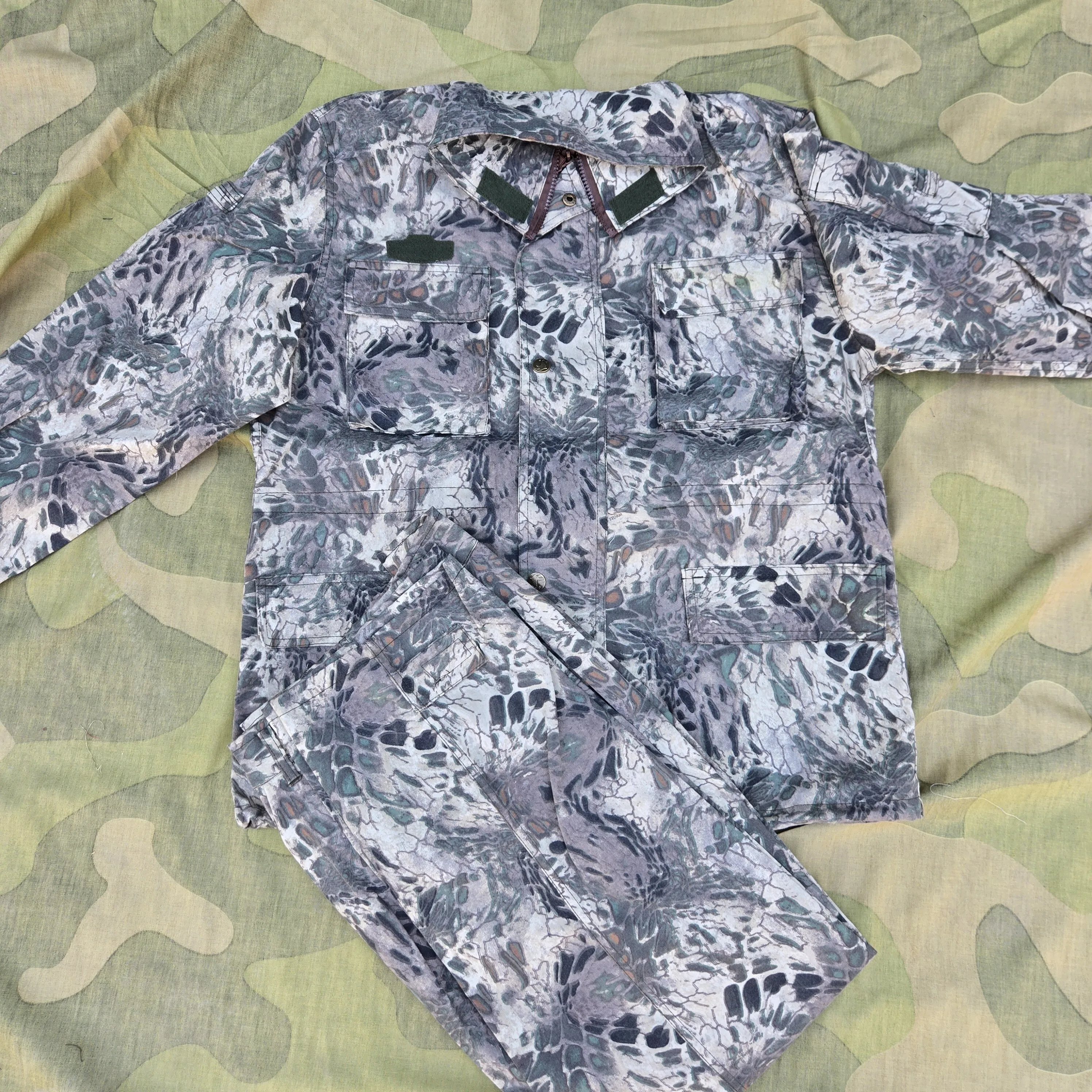 Conjunto de camuflaje táctico gris para hombre – Pantalón de asalto - imagen 4