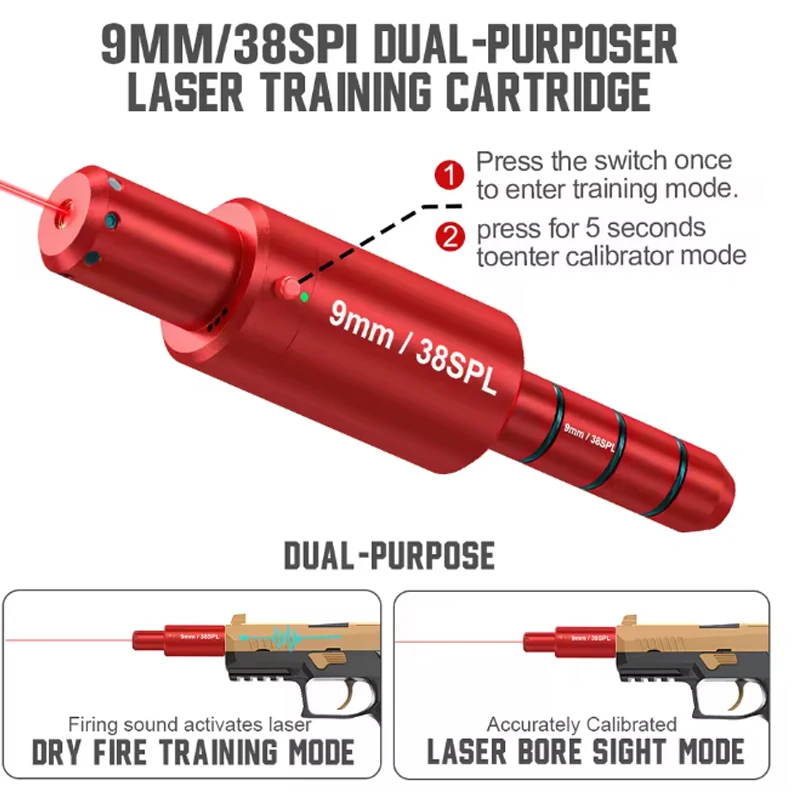 El entrenador se adapta a múltiples calibres de arma