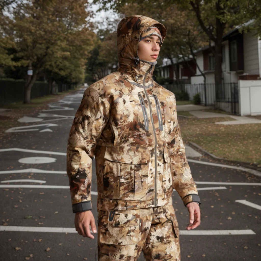 Chaqueta de caza táctica aislante camuflaje aire libre invierno - imagen 5