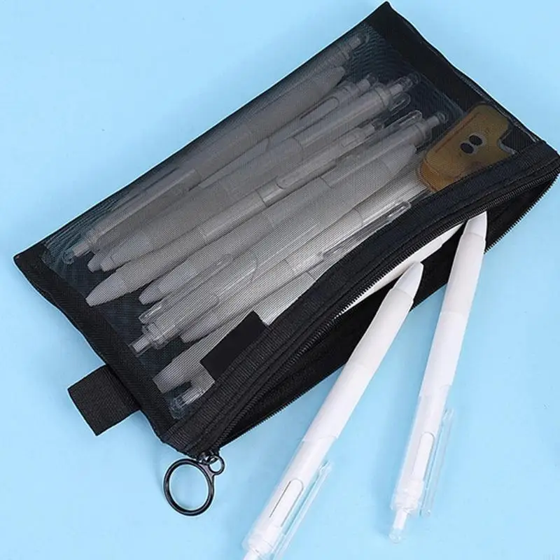 Estuche transparente con cremallera para material escolar - imagen 5