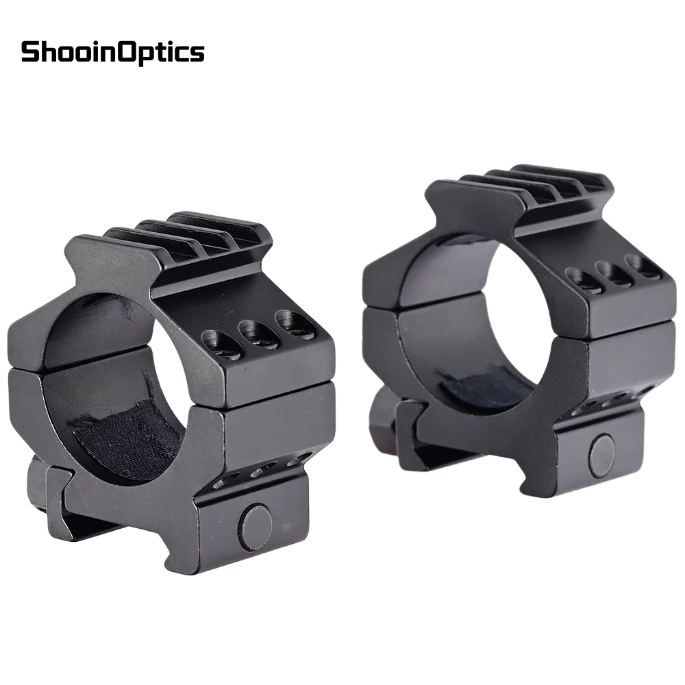 Shooin Optics anillas de montaje para mira en riel Picatinny aluminio - imagen 2