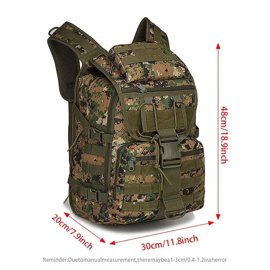 Mochila táctica resistente al desgarro y desgaste para senderismo - imagen 3