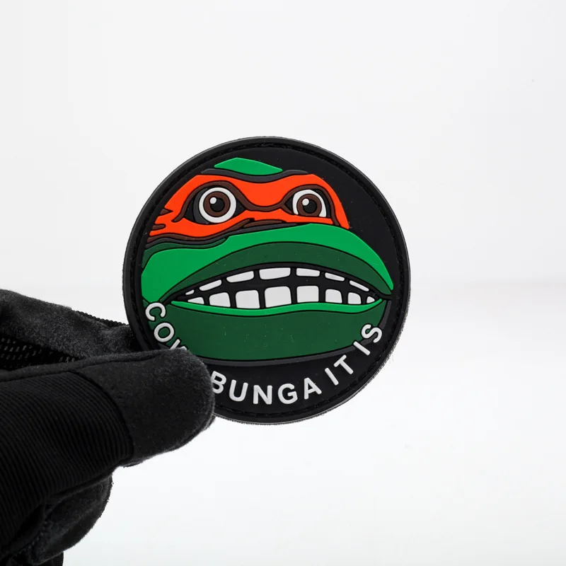 BEEAD Parche moral táctico ganso PVC Velcro para mochila militar - imagen 4