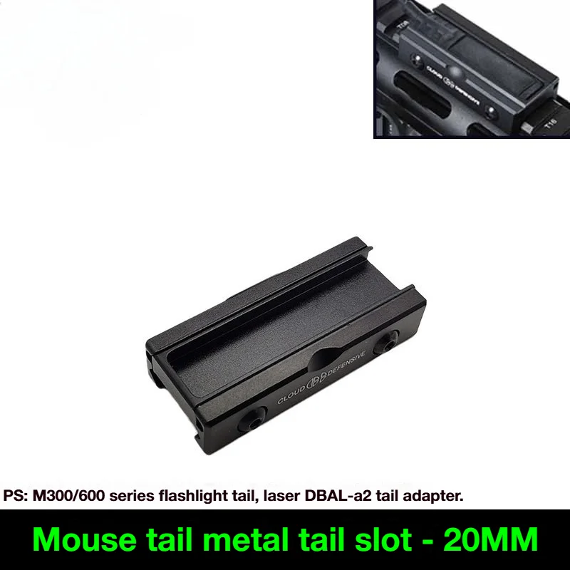 Base montaje táctica LCS metálica para linterna SF con ranura MLOK - imagen 4