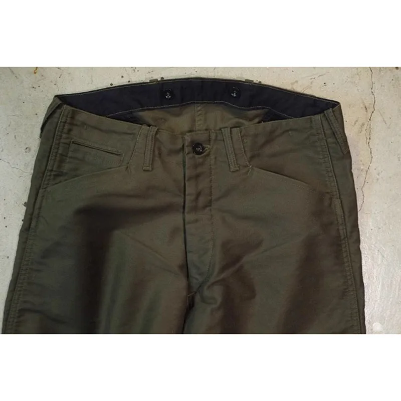 Pantalones tácticos de sarga algodón verde bosque – corte clásico - imagen 2