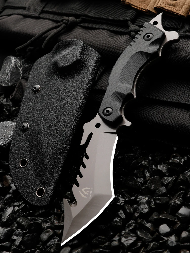 Cuchillo exterior con diseño portátil