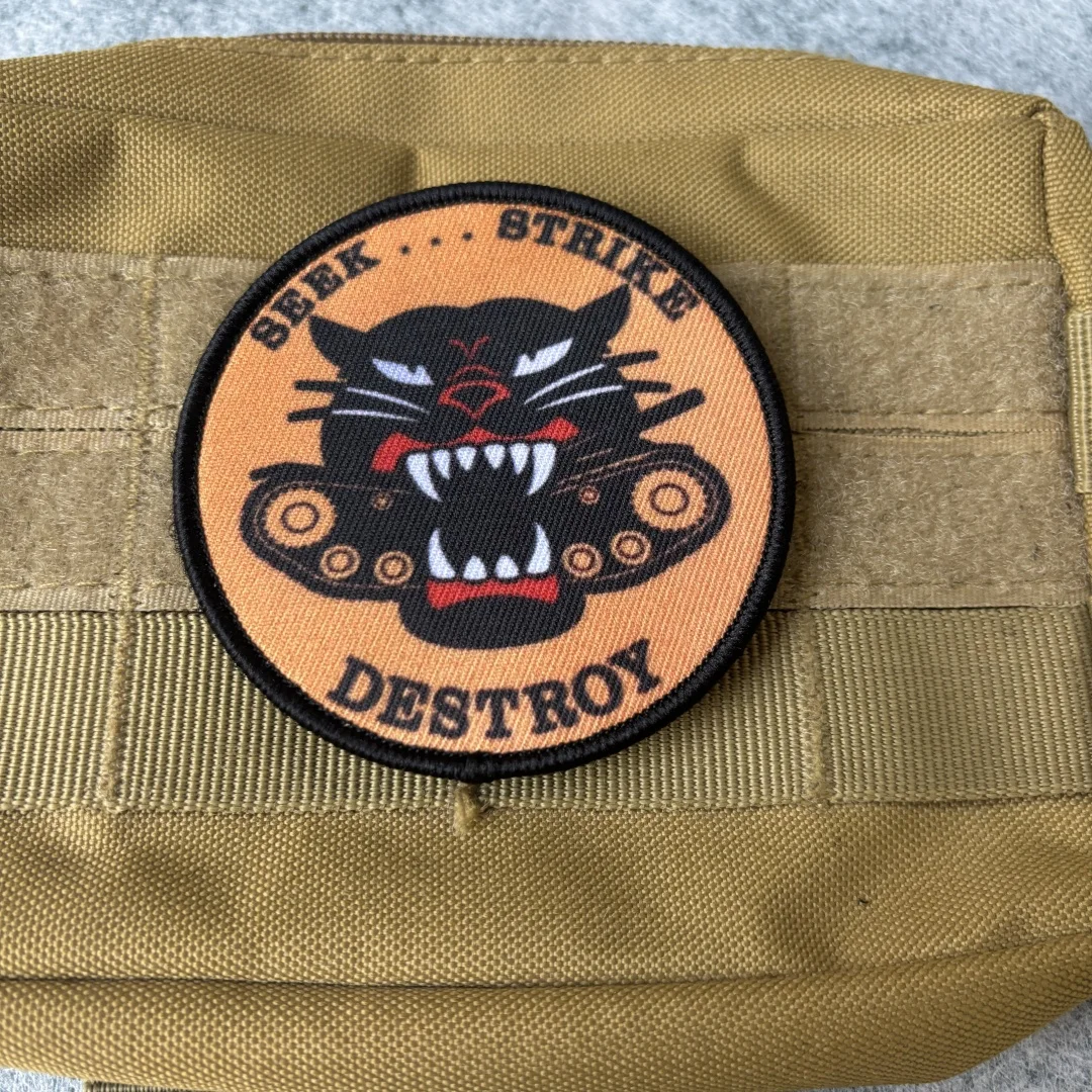 Parche táctico con gancho y bucle Tank Hunter para mochila - imagen 5