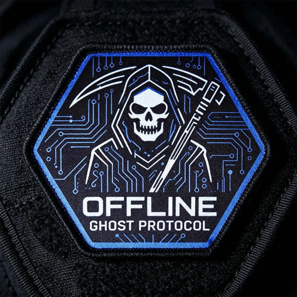 Parche táctico Reaper con gancho y bucle - imagen 5