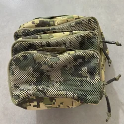Bolsa de aseo táctica camuflaje mexicana malla nailon personalizable