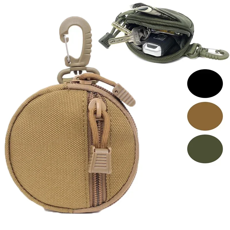 Bolsa táctica MOLLE mini bolsillo para auriculares con gancho - imagen 4
