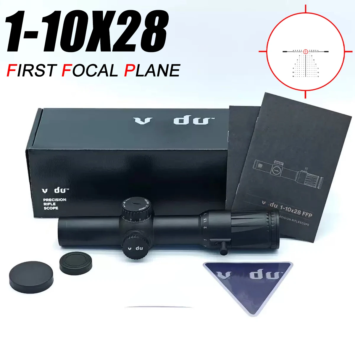 EOTech Mira telescópica de aumento variable con retícula iluminada MRAD - imagen 2