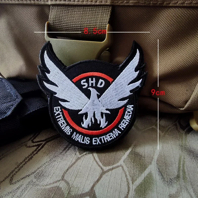 SHD División Parche bordado táctico MOLLE - imagen 2
