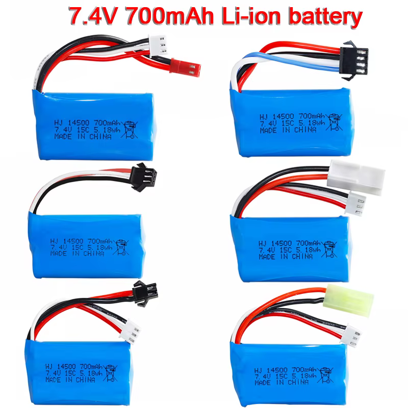 Batería Li-ion 7,4V 700mAh para RC