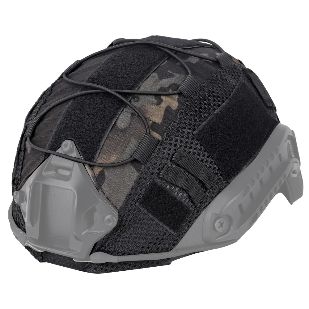 Funda de casco táctico camuflaje ajustable para ciclismo al aire libre - imagen 4